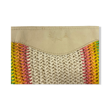 Rainbow Straw Clutch
