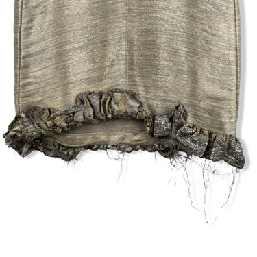 Zac Posen Underwater Jacquard Sash Dress