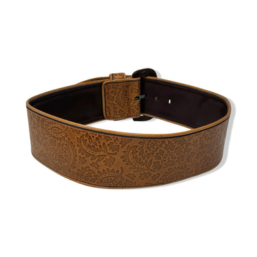 Vintage R.J. Graziano Paisley Embossed Belt