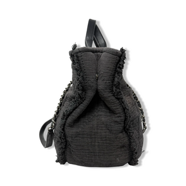 Chanel Canvas Double Face Deauville Shopping Tote
