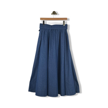 Draper James Belted Denim Skirt