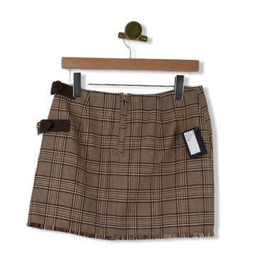 BLANKNYC Plaid Wrap Skirt