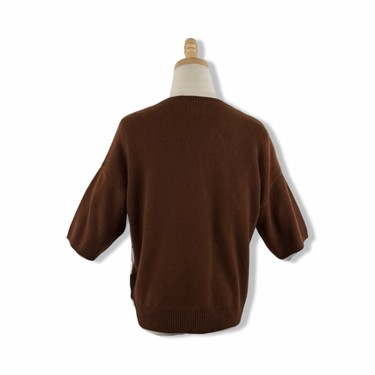 Wilt Cashmere Short Sleeve Sweater