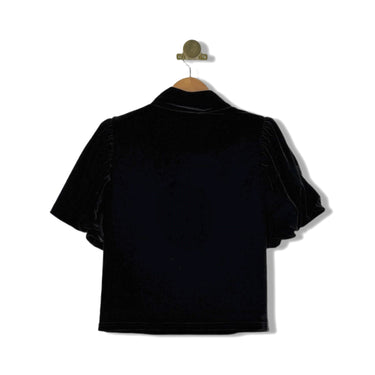 Area Stars Velvet Mock Neck Top