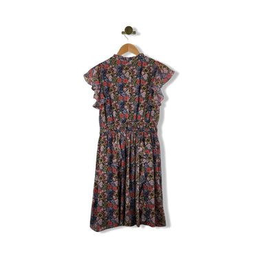 Shoshanna Floral Ruffle Mini Dress