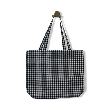 Housing Works Gingham Tote Bag