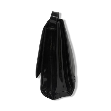 Salvatore Ferragamo Gancini Patent Leather Shoulder Bag