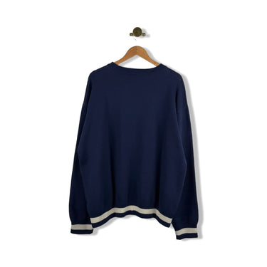 Terez Rangers Alt Navy Jacquard Sweater Crew