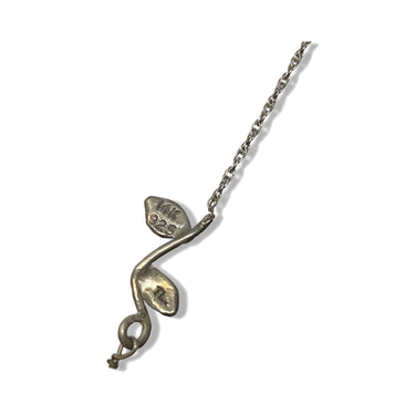 Tess Labrador 925 Pearl Drop Chain Earrings
