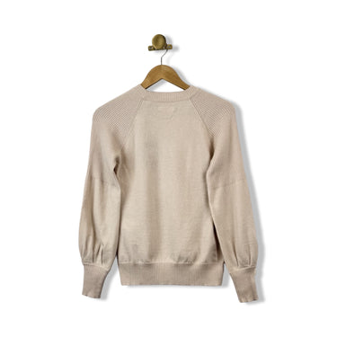 Billy Reid Balloon Sleeve Crewneck Sweater