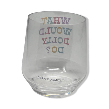 Draper James Stemless Wine Glass