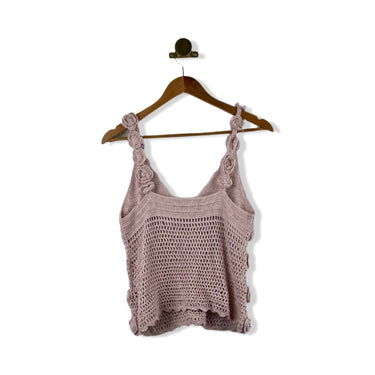 BLANKNYC Floral Crochet Top