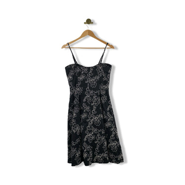 White House Black Market Embroidered Sun Dress