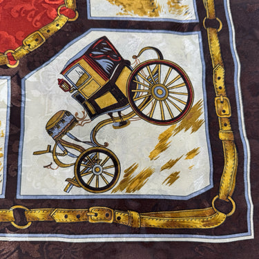 Carriage Patterned Scarf