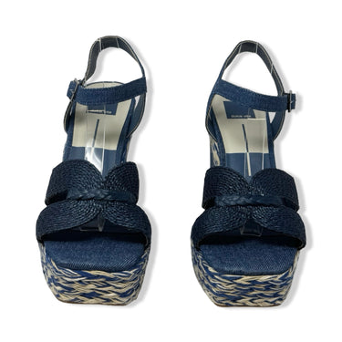 Dolce Vita Denim Threaded platform Heels