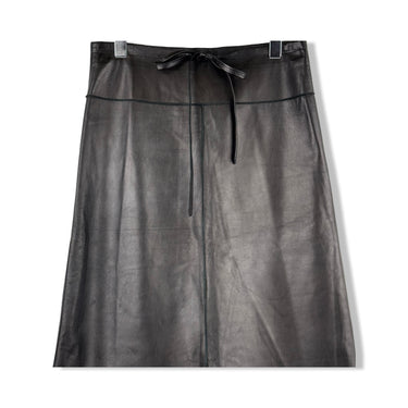 Vintage Searle Leather Midi Skirt