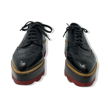 Prada Platform Brogue Oxford Shoes