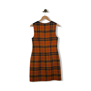Hobbs London Wool Plaid Sheath Dress
