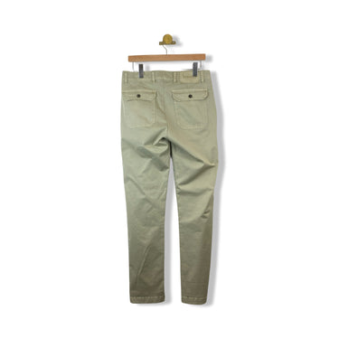Barmas Pleated Khaki Trousers