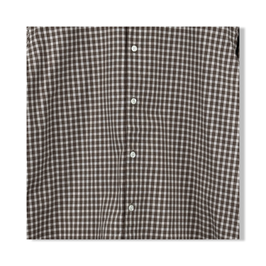 Billy Reid Tan Windowpane Plaid Hutcheson Sport Shirt