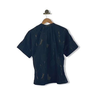 Billy Reid Poppy Jacquard Poet Blouse