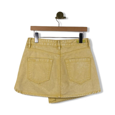 BLANKNYC Twill Cross Over Wrap Mini Skirt