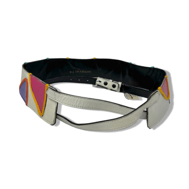 Vintage R.J. Graziano Tropical Wrap Around Leather Belt