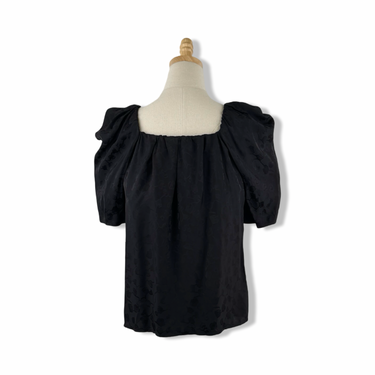 Rachel Comey Puff Sleeve Patterned Top