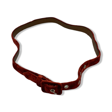 Skinny Velvet Belt