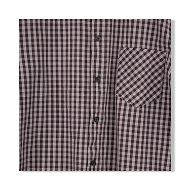 Billy Reid Dark Gingham Button Up Shirt