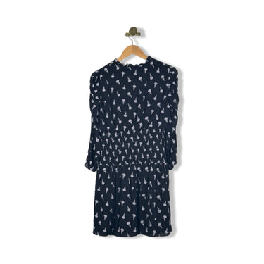 Shoshanna Floral Smocked Long Sleeve Dress