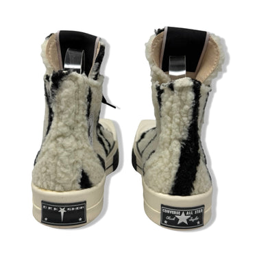Converse x Rick Owens New In Box TURBODRK Shearling Sneakers