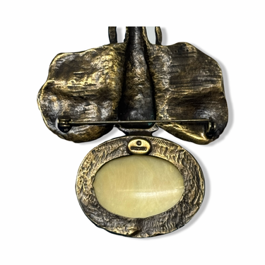 Vintage R.J. Graziano Elephant Head Brooch