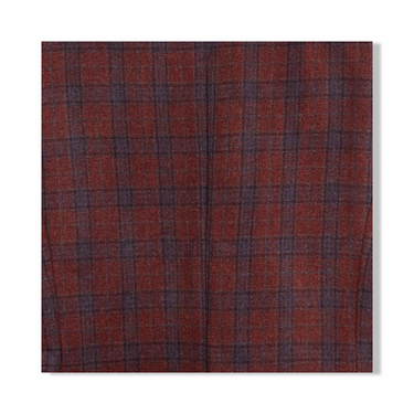 Billy Reid Plaid Print Suit Jacket