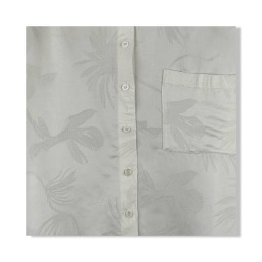 COS Floral-Jacquard Short Sleeve Shirt