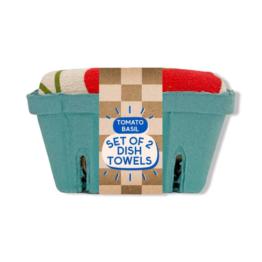 The Neighborgoods Tomato Basil - Dish Towel Set of 2