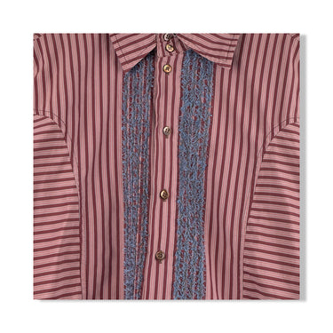 Save The Queen! Striped Button Up Shirt
