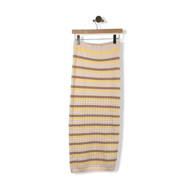 Heartloom Colorblock Striped Knit Maxi Skirt
