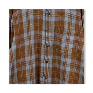 Todd Snyder Plaid Print Wool Blend Shirt