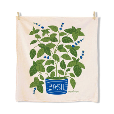 The Neighborgoods Tomato Basil - Dish Towel Set of 2
