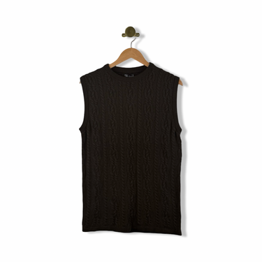 Area Stars Cable Knit Sweater Vest