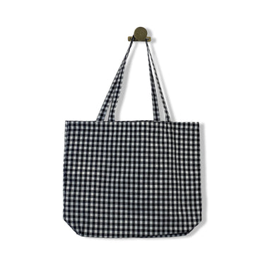 Housing Works Gingham Tote Bag