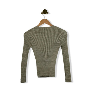 Vince Ribbed Long Sleeve Top