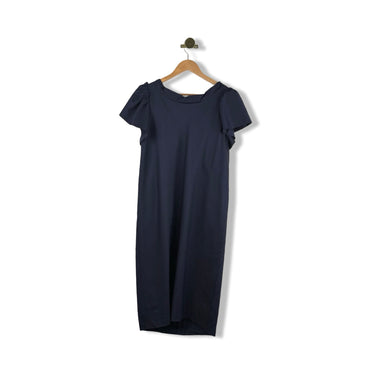 David Tzeto Ruffle Sleeve Dress