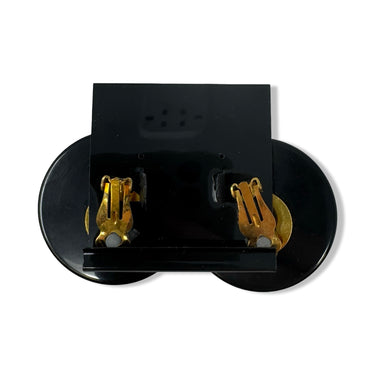 Vintage R.J. Graziano Rounded Twist Clip On Earrings