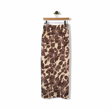 Heartloom Floral Wrap Slit Skirt