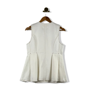BLANKNYC Pleated Button Down Top