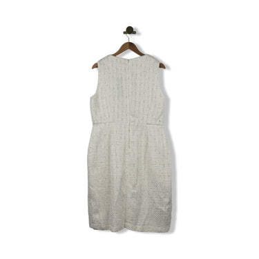 Donna Karan New York Tweed Button Dress