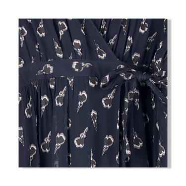 ba&sh Patterned Wrap Maxi Dress