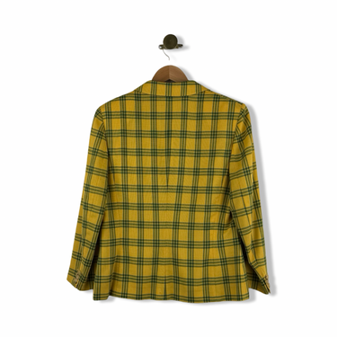 Vintage Luciano Barbera Plaid Blazer